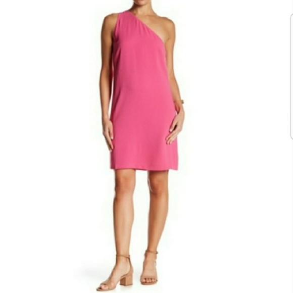 Chanler Henry Dresses & Skirts - Nordstrom Hot pink one shoulder dress